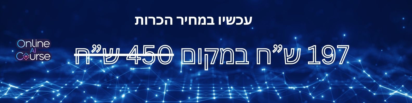 מחיר הקורס